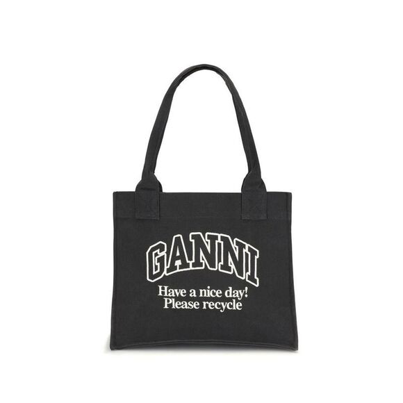 Ganni Women Black Shoulder Bags - Picture 1 of 4